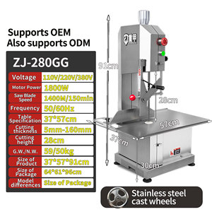 Scie à os professionnelle pour <span class=keywords><strong>boucher</strong></span>, machine à couper la viande en cubes - Product Image 6