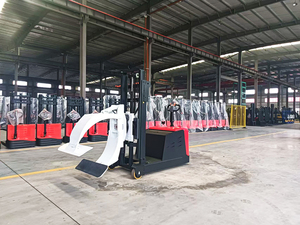 Apilador de rollo de papel eléctrico 500kg 1000kg Apilador de rollo de papel automático con carretilla elevadora de abrazadera de China - Product Image 2