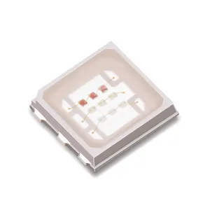 custom new kind 5054 rgb smd led diode with flat lens or QT lens