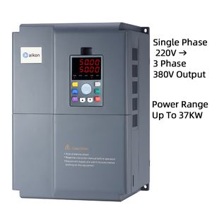 37KW VFD 220V 380V ไดรฟ์ปรับความถี่เฟสเดียว 3 ตัวแปลงความถี่สำหรับมอเตอร์คอมเพรสเซอร์ 0-600Hz ปรับได้ PDES ช่วงกว้าง - Product Image 3
