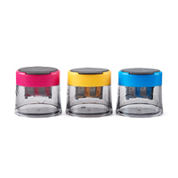 Meilleurs accessoires de papeterie sacapuntas escolar taille-crayons manuels transparents compacts nouveauté taille-crayon scolaire pour enfants