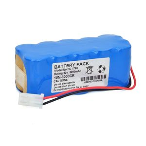 <b>Battery</b> Pack For Fukuda FC-1760 12V 3000mAh ECG Machine Blue <b>Rechargeable</b> - Product Image 1