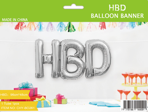 Palloncini di compleanno Set 40 pollici lettera HBD palloncini Foil <span class=keywords><strong>buon</strong></span> compleanno Ballon Baby Shower decorazioni per feste Air Globos - Product Image 3