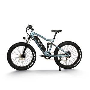 Bicicleta Eléctrica de Montaña de 48V 10.4AH con Suspensión Completa, Cuadro de Aleación de Aluminio, Frenos de Disco Dobles, Neumáticos Gruesos de 26*4 Pulgadas - Product Image 2