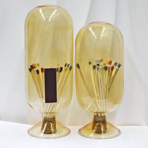 بيع بالجملة حجم مخصص في برطمان زجاجي لموقد الشموع والعصي المطابقة Cloche - Product Image 3