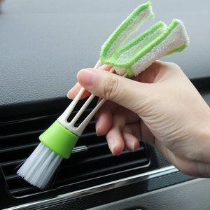 Brosse à double tête multi-usages Aoniu Qjs01 pour le nettoyage en profondeur des sorties de climatisation, des claviers et des <span class=keywords><strong>volets</strong></span>, mousse nettoyante PP - Product Image 1