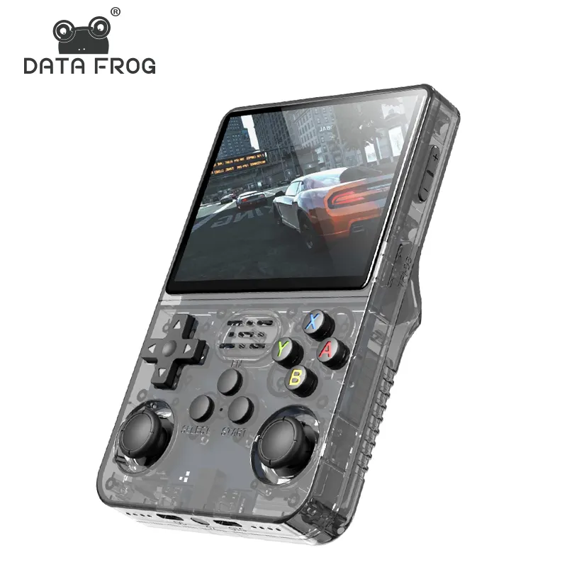 Dados Sapo R36S Retro Handheld Game Console Compatível Linux Sistema 3.5 Polegada IPS Tela Portátil Game Console