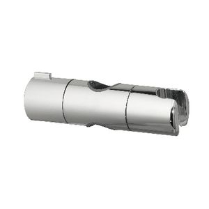 Support coulissant en ABS chromé pour tringle de douche de 25 mm, longueur 4,5 cm - Product Image 1