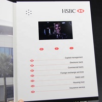 Nouveaux articles de promotion d'entreprise pour cheveux, carte de vœux, livret, écrans lcd, courrier, cartes cadeaux, livret vidéo