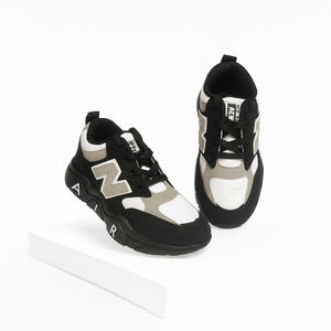 Zapatos formales negros con estilo para niños, cómodos, duraderos con diseño de hebilla, forro de malla para fiestas - Product Image 1