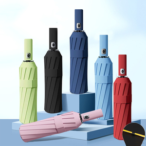 <span class=keywords><strong>Parapluie</strong></span> <span class=keywords><strong>Pliant</strong></span> Personnalisé Portable Coupe-<span class=keywords><strong>Vent</strong></span> Automatique Revêtement Noir <span class=keywords><strong>Anti</strong></span>-UV, 12 Baleines, Pour Hommes Femmes Voyage Pluie, Avec Logo - Product Image 1