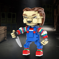 Film d'horreur Jeu d'enfant Chucky Creative MOC MOOXI MOC1344 Jouets d'action Blocs et jouets de construction de modèles pour enfants Poupée
