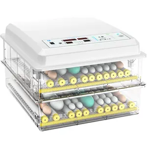 Temperatuur-En Vochtigheidscontrole Incubator 100 Eieren Couveuse Oeuf Automatique Ei Incubator Automatisch
