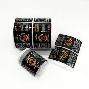 Impresión de pegatinas de vinilo ecológicas de estampado en caliente privado para miel de abeja/botella de comida contenedor tarros etiquetas de embalaje - Product Image 2