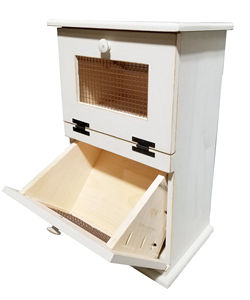 Contenedor de Almacenamiento de Verduras de Madera Retro, Organizador de Frutas y Cebollas, Caja de Almacenamiento de Cocina Estilo Campestre Francés - Product Image 2