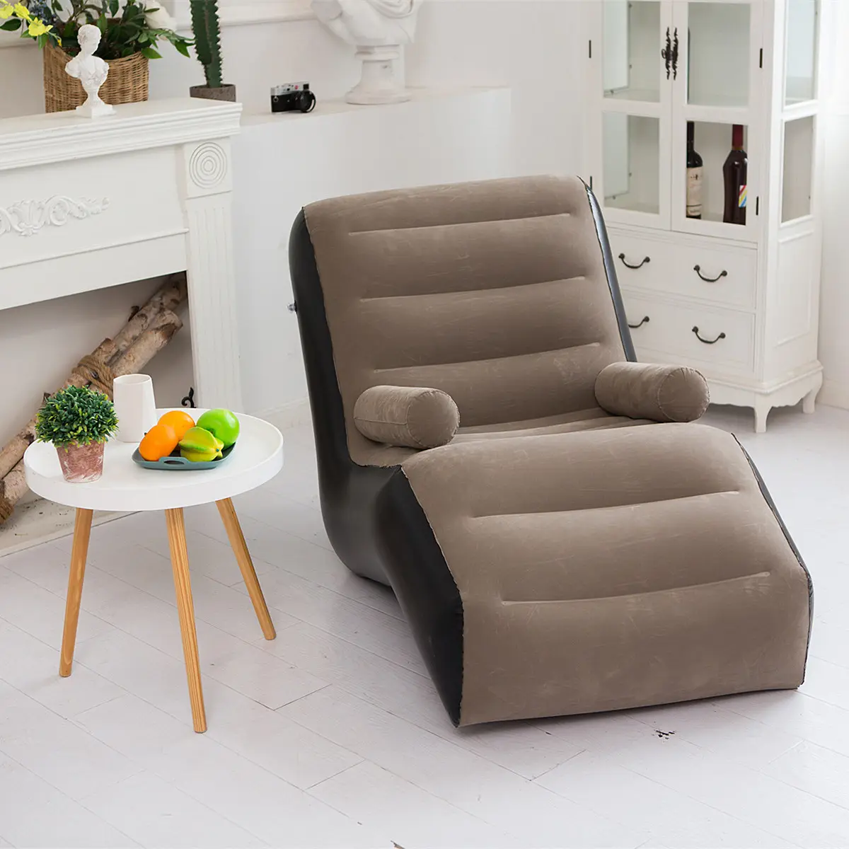 Canapé-lit gonflable en forme de S de marque de luxe pour la maison ou l'extérieur pour le salon