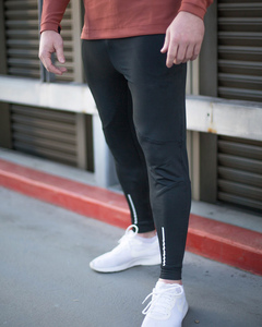 MAX New Reflective Printing <strong>Black</strong> <strong>Joggers</strong> 90% Nylon 10% Spandex Track Pants Men <strong>Slim</strong> <strong>Fit</strong> - Product Image 5