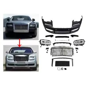 Body Kit With Headlights For Rolls-Royce Ghost Generation 1 Upgrade 3 Generation Front Bumper Assembly