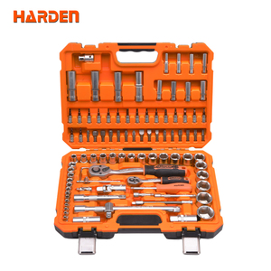 Set Perkakas Tangan Otomatis HARDEN Professional 94 PCS, Soket 1/2\" & 1/4\" DR, Kunci Perbaikan Plastik yang Dikeraskan dengan Tas untuk Penggunaan di Rumah - Product Image 2
