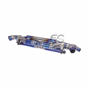 ท่อไอเสียรถยนต์ไทเทเนียม GR2 น้ำหนักเบาพิเศษสำหรับ 991.2 3.8T X-Pipe พร้อมสีฟ้าเบิร์น - Product Image 2