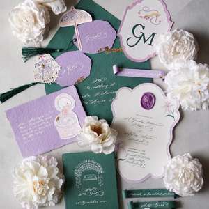 Conjunto de Invitaciones de Boda de Lujo, Personalizadas, Material Duradero, para Organizadores de Bodas de Alta Gama y Compradores B2B - Product Image 3