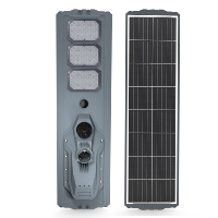 Haute qualité 50w 100w 1080P tout en un lampadaire lampadaires solaires avec caméra de vidéosurveillance