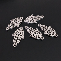 Pièce de connexion pour bracelet et collier en acier inoxydable avec carte du monde Byron, à double trou, pour la création de bijoux DIY, fabriquée dans le Guangdong