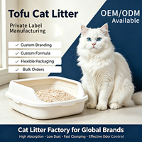 Sac d'emballage personnalisé pour litière pour chat, pochette souple colorée pour litière pour animaux de compagnie avec impression de logo