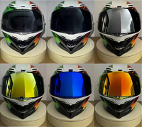 Casque de moto intégral personnalisé A*V en ABS, certifié DOT, double visière, équipement de sécurité de haute qualité pour adultes, pour les trajets quotidiens en ville