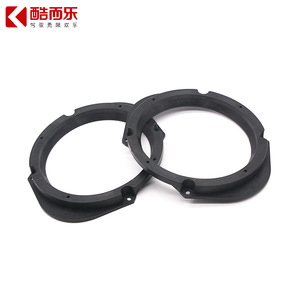 XDEC Car Audio 6.5 Inch Speaker <b>Spacers</b> Adapter For Mazda Haima Besturn Solid Black Plastic One Pair - Product Image 2
