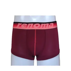 Top Selling Ruby Red Color Fancy Cotton Free Sample Men Underwear