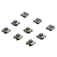 Interruptor Táctil de Acero Inoxidable Personalizado de Fábrica, Interruptor Táctil de Botón, Montaje Superficial SMD de 3x3, 3*3*1.5/1.7/2.0/2.5, RoHS Dot