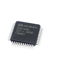 Chip manajemen perlindungan BMS baterai lithium kendaraan listrik QFP48 asli SH367309U/048UR untuk pemasangan permukaan.
