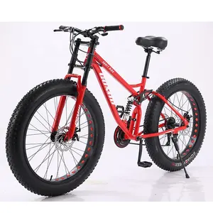 Fat bike customizable 26 Inch fatbike cruiser Snow Mountain fat tyer full suspension cycle bicycle