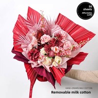 Matériau de Doublure en Papier Coton Amovible pour Emballage Floral, Grande Taille, Origine Chine Zhejiang, pour Fleuristes