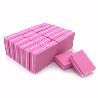 Mini bloc de vernis à ongles, éponge personnalisée pour outils Nail Art, tampon Durable, Double face, 100 pièces/lot, TF28, nouveauté