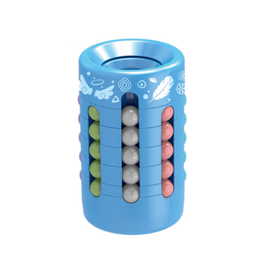 Venta caliente 2 en 1 portalápices creativo giratorio Bean Spinner Fidget juguete alivio del estrés juguetes Cubo de <span class=keywords><strong>rompecabezas</strong></span> mágico - Product Image 2