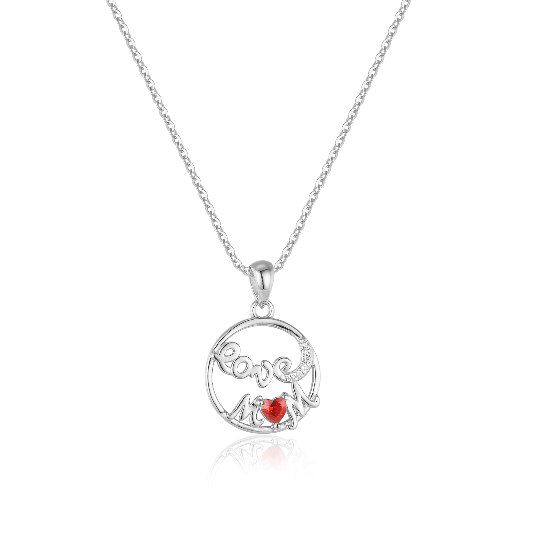 rhodium plated