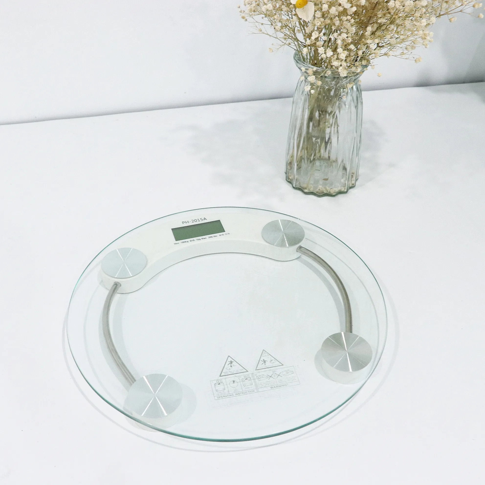 رخيصة 180 كجم الشخصية الذكية الرقمية مقياس وزن الحمام مع الزجاج المقسى