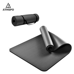 Orijinal fabrika özelleştirilebilir logo baskılı 10-15mm ekstra kalın spor kaymaz 71 inç egzersiz matları <span class=keywords><strong>Yoga</strong></span> paspaslar - Product Image 6