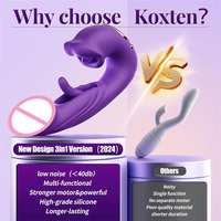 Vibrateur clitoridien rose 3 en 1 avec télécommande, godets pour couples avec fonction de succion de la langue, application de léchage de rose pour femmes, jouets sexuels, masturbateurs