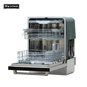 Lave-vaisselle encastrable Hyxion Factory en acier inoxydable 24 pouces 120V, capacité 14 couverts, lave-vaisselle de comptoir 24 pouces pour la maison - Product Image 1