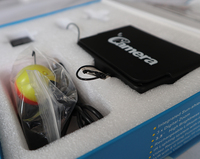 Pencari Ikan Portabel Definisi Tinggi Inframerah Layar 3.5 Inci 0.6-20m IP68 Tahan Air Sudut Kamera 70° 6-8 Jam Kamera Memancing