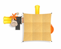 Toboggan combiné Feiyou pour enfants avec auvent pare-soleil, équipement de jeux pour enfants pour parc, maternelle et collectivité
