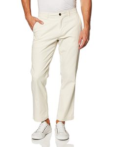 Pantalon décontracté à coupe droite et à taille haute pour hommes, résistant au sel et aux techniques brodées - Product Image 1