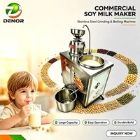 Machine à lait de soja et tofu, extracteur de lait de soja, cuiseur de lait de soja, machine à pudding de tofu, avec fonction de broyage efficace