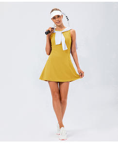 Cómodo vestido de tenis ajustado sin mangas estilo Atlético servicio OEM marca personalizada al por mayor ropa de tenis de golf para ropa informal - Product Image 3