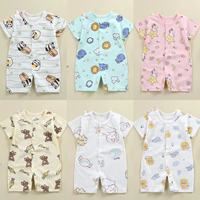 Ensemble complet de combinaisons/pantalon-pyjamas rayés unisexes légers en coton jacquard pour l'été 2026, vente en gros