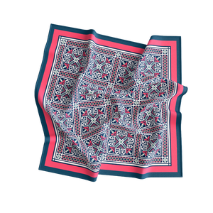 Adult <b>Silk</b> <b>Square</b> <b>Scarf</b> Digital Print Women Fashion Breathable European American Reversible Pattern All Seasons Daily Wear - Product Image 1