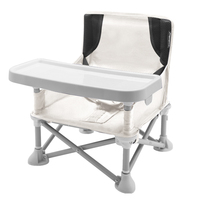 Seebaby Z3 Ensemble siège d'appoint pliable portable pour bébé et chaise de plage pour intérieur/extérieur avec plateau en polyester de 1 à 4 ans